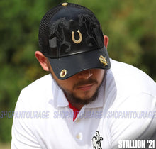 Load image into Gallery viewer, Red Monkey Stallion RM1350 Limited Edition Fashion Trucker Hat Cap - Black