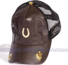 Load image into Gallery viewer, Red Monkey Stallion RM1350 Limited Edition Fashion Trucker Hat Cap - Brown