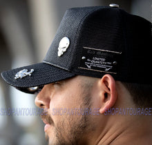 Load image into Gallery viewer, Red Monkey Stingray Skull 21 Black RM1352 Limited Edition Unisex Trucker Cap Hat