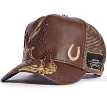 Load image into Gallery viewer, Red Monkey Raised Stallion 2022 New Limited Edition Trucker Hat Cap RM1353 - Brown