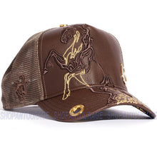Load image into Gallery viewer, Red Monkey Raised Stallion 2022 New Limited Edition Trucker Hat Cap RM1353 - Brown