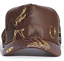 Load image into Gallery viewer, Red Monkey Raised Stallion 2022 New Limited Edition Trucker Hat Cap RM1353 - Brown