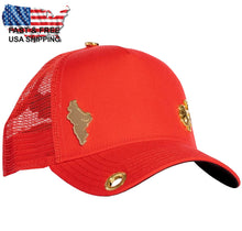 Load image into Gallery viewer, Red Monkey Nuevo Leon OG RM1365 Limited Edition Unisex Fashion Trucker Hat Cap - Red