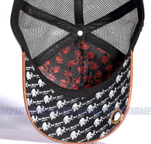 Load image into Gallery viewer, Red Monkey Ostrich Classico Brown RM1366 Limited Edition Fashion Trucker Hat Cap