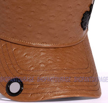Load image into Gallery viewer, Red Monkey Ostrich Classico Brown RM1366 Limited Edition Fashion Trucker Hat Cap