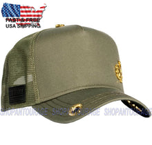 Load image into Gallery viewer, Red Monkey Classico II Olive RM1369 Limited Edition Trucker Hat Cap
