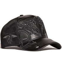 Load image into Gallery viewer, Red Monkey St. Michael The Warrior RM1373 Limited Edition Trucker Hat - Black