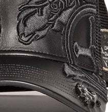 Load image into Gallery viewer, Red Monkey St. Michael The Warrior RM1373 Limited Edition Trucker Hat - Black