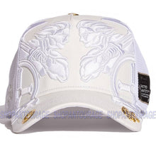Load image into Gallery viewer, Red Monkey St. Michael The Warrior RM1373 Limited Edition Trucker Hat - White