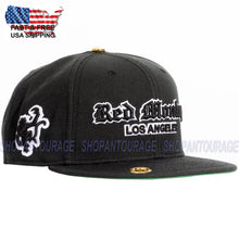 Load image into Gallery viewer, Red Monkey OG Flat Visor Classic Black RM1381 Limited Unisex Snapback Hat Cap