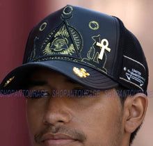 Load image into Gallery viewer, Red Monkey Prince Love Black RM1383 Limited Edition Trucker Snapback Hat Cap