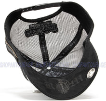 Load image into Gallery viewer, Red Monkey Grenade `22 Black RM1386 New Limited Unisex Trucker Snapback Hat Cap