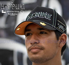 Load image into Gallery viewer, Red Monkey H-Town "Houston" Black RM1388 Limited Unisex Trucker Snapback Hat Cap