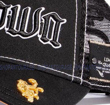 Load image into Gallery viewer, Red Monkey H-Town "Houston" Black RM1388 Limited Unisex Trucker Snapback Hat Cap