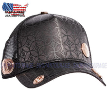 Load image into Gallery viewer, Red Monkey Queen Bee Black RM1394 New Limited Edition Fashion Trucker Hat Cap for Women.