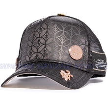 Load image into Gallery viewer, Red Monkey Queen Bee Black RM1394 New Limited Edition Fashion Trucker Hat Cap for Women.