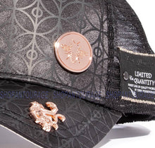 Load image into Gallery viewer, Red Monkey Queen Bee Black RM1394 New Limited Edition Fashion Trucker Hat Cap for Women.