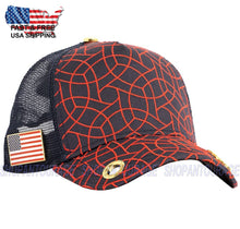 Load image into Gallery viewer, Red Monkey FC USA Blue RM1395 Limited Edition Fashion Unisex Mesh Trucker Snapback Hat Cap