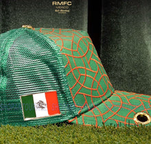 Load image into Gallery viewer, Red Monkey FC Mexico Home Green RM1395 Limited Edition Fashion Unisex Mesh Trucker Snapback Hat Cap
