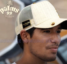 Load image into Gallery viewer, Red Monkey Palms 22 Beige RM1396 New Limited Edition Unisex Trucker Hat