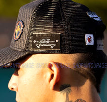 Load image into Gallery viewer, Red Monkey Palms 22 Black 956 Edition RGV RM1397 Limited Unisex Trucker Hat