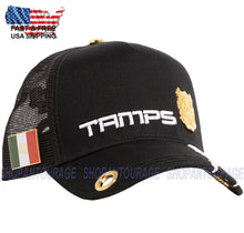 Load image into Gallery viewer, Red Monkey Tamps `22 Black RM1402 Limited Edition Unisex Trucker Hat Cap