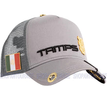 Load image into Gallery viewer, Red Monkey Tamps `22 Grey RM1402 Limited Edition Unisex Trucker Hat Cap