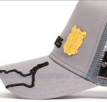 Load image into Gallery viewer, Red Monkey Tamps `22 Grey RM1402 Limited Edition Unisex Trucker Hat Cap