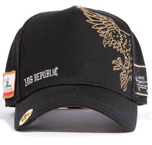 Load image into Gallery viewer, Red Monkey Los Republic Black RM1407 New Limited Edition Unisex Trucker Hat Cap