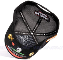 Load image into Gallery viewer, Red Monkey Los Republic Black RM1407 New Limited Edition Unisex Trucker Hat Cap