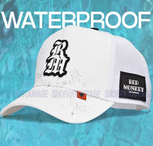 Load image into Gallery viewer, Red Monkey Waterproof White RM1411 New Limited Edition Unisex Trucker Cap Hat