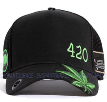 Load image into Gallery viewer, Red Monkey The Grow RM1417 New Limited Edition Unisex Trucker Hat Cap - Black