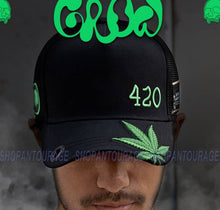 Load image into Gallery viewer, Red Monkey The Grow RM1417 New Limited Edition Unisex Trucker Hat Cap - Black