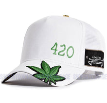 Load image into Gallery viewer, Red Monkey The Grow RM1417 New Limited Edition Unisex Trucker Hat Cap - White