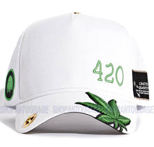 Load image into Gallery viewer, Red Monkey The Grow RM1417 New Limited Edition Unisex Trucker Hat Cap - White