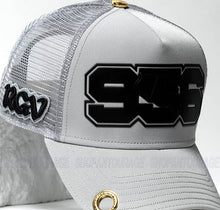 Load image into Gallery viewer, Red Monkey 956 Emboss Grey RM1418 New Limited Unisex Trucker Snapback Hat Cap