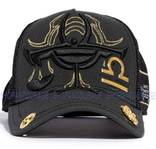 Load image into Gallery viewer, Red Monkey Libra Black RM1424 New Zodiac Series Limited Edition Trucker Hat Cap