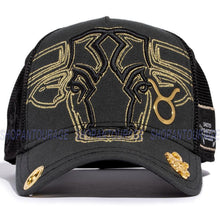 Load image into Gallery viewer, Red Monkey Taurus Black RM1426 New Zodiac Series Limited Edition Trucker Hat Cap