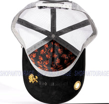 Load image into Gallery viewer, Red Monkey Logo Pinstripe Grey RM1430 New Limited Edition Unisex Trucker Hat Cap