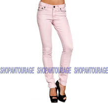 Load image into Gallery viewer, Affliction Raquel Maxine Pink 111SK042 Skinny Fit Fashion Denim Jeans For Women