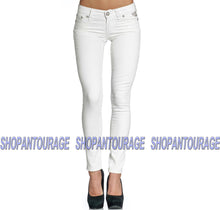 Load image into Gallery viewer, Affliction Raquel Tara White 111SK047 Skinny Fit Fashion Denim Jeans For Women