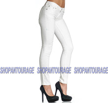 Load image into Gallery viewer, Affliction Raquel Tara White 111SK047 Skinny Fit Fashion Denim Jeans For Women