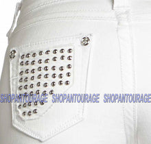 Load image into Gallery viewer, Affliction Raquel Tara White 111SK047 Skinny Fit Fashion Denim Jeans For Women