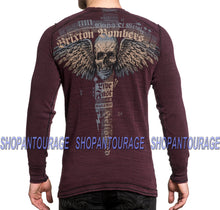 Load image into Gallery viewer, Affliction Rock Speed A19414 New Graphic Skull MMA Long Sleeve Reversible Thermal For Men