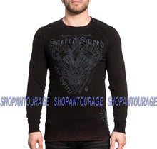 Load image into Gallery viewer, Affliction Rock Speed A19414 New Graphic Skull MMA Long Sleeve Reversible Thermal For Men