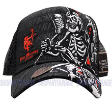 Load image into Gallery viewer, Red Monkey Rocker RM1292 New Limited Edition Unisex Fashion Trucker Cap Hat - Black