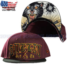 Load image into Gallery viewer, Sullen Art Collective Mace Cat SCA4462 Limited Edition Snapback Flat Hat for Men