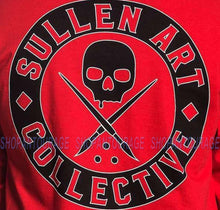 Load image into Gallery viewer, Sullen Badge Of Honor SCM2329 Long Sleeve Graphic Tattoo T-shirt For Men - Red