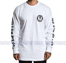 Load image into Gallery viewer, Sullen Badge Of Honor SCM2329 Long Sleeve Graphic Tattoo T-shirt For Men - White