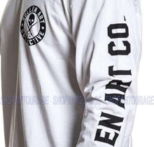 Load image into Gallery viewer, Sullen Badge Of Honor SCM2329 Long Sleeve Graphic Tattoo T-shirt For Men - White